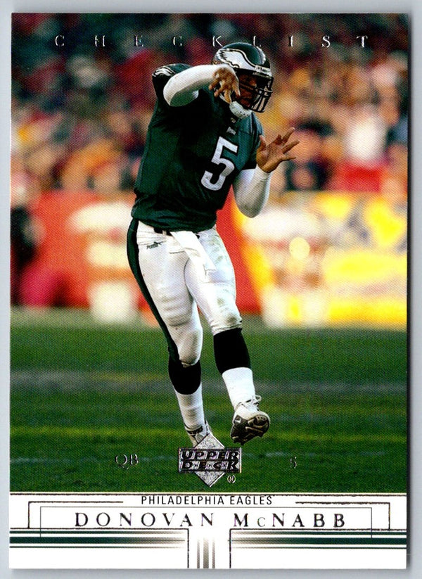 2001 Upper Deck Donovan McNabb #179