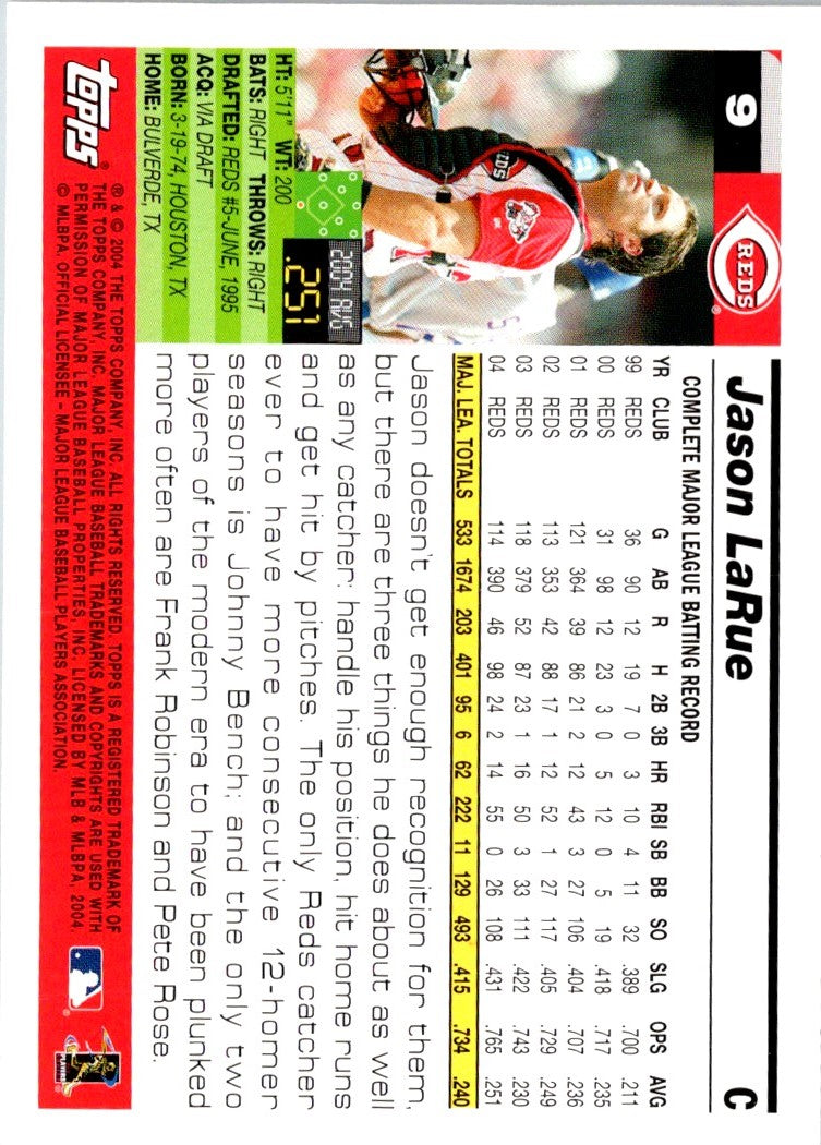 2005 Topps Jason LaRue