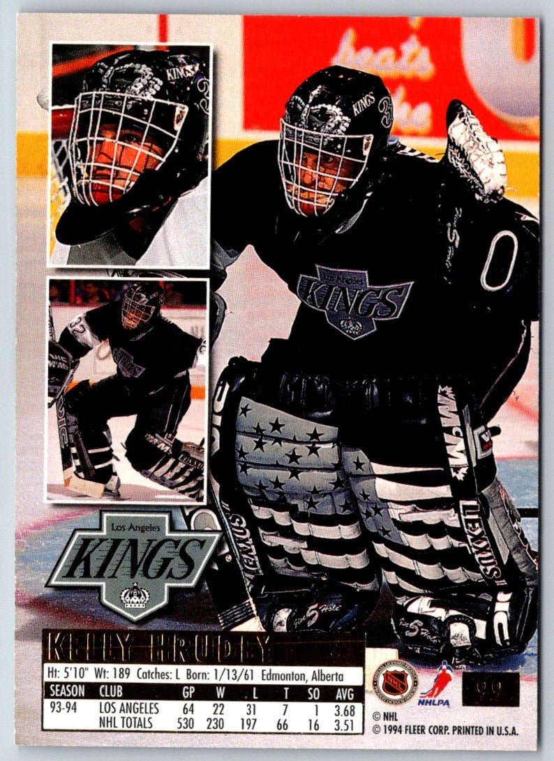 1994 Fleer Kelly Hrudey