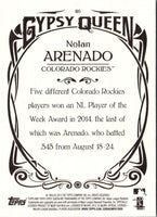 2015 Topps Gypsy Queen Nolan Arenado #116
