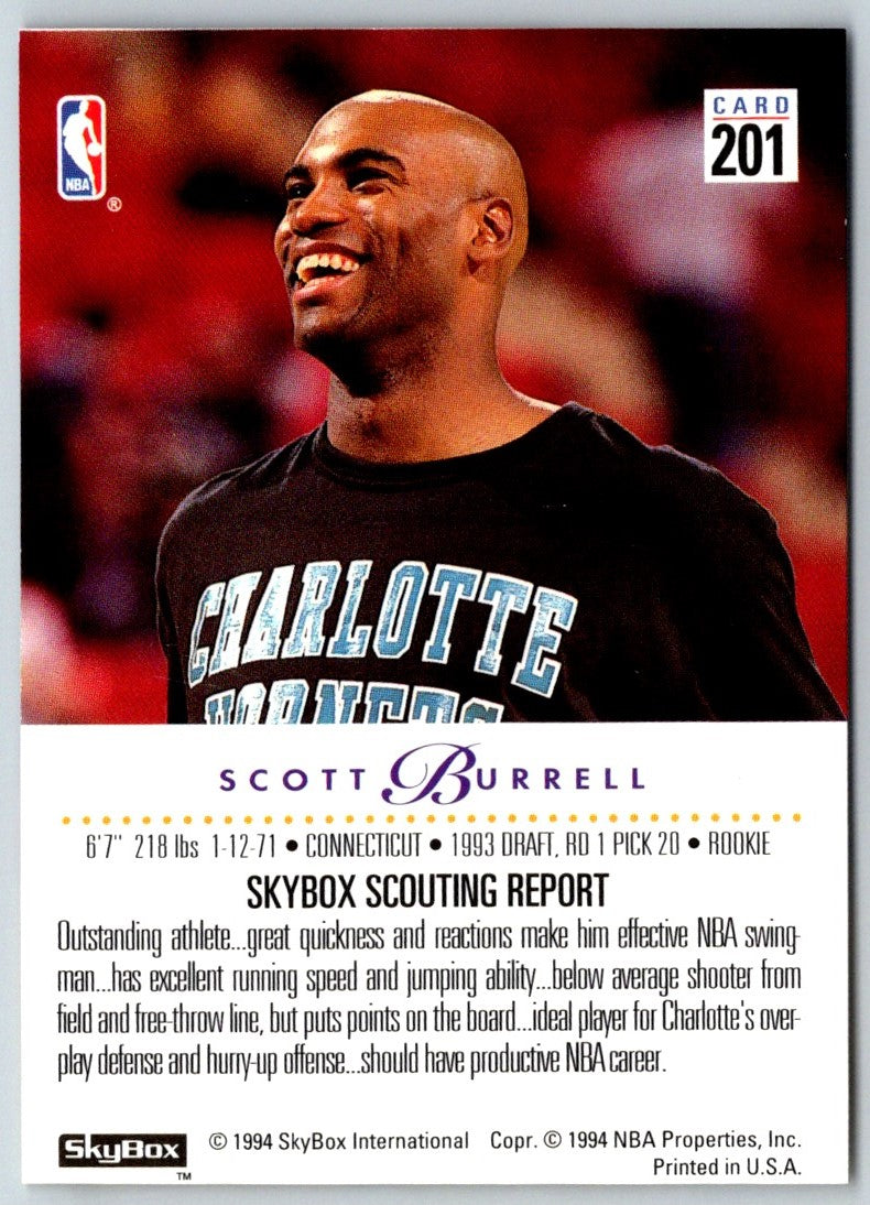 1993 SkyBox Scott Burrell