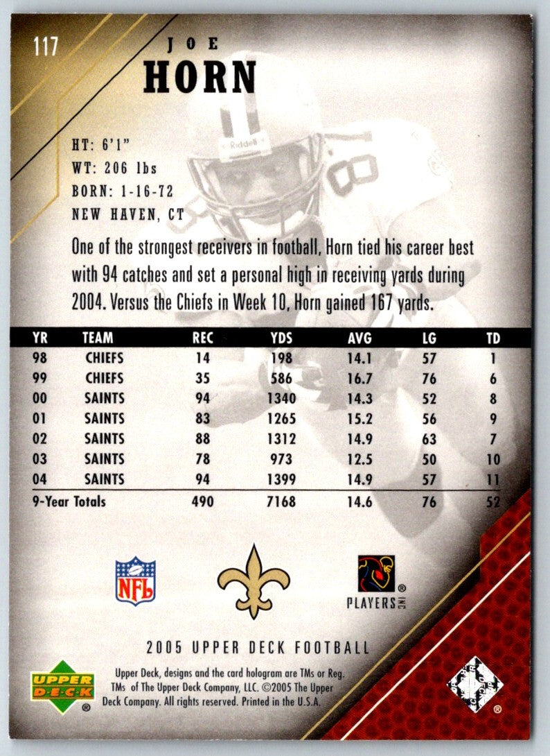 2005 Upper Deck Joe Horn