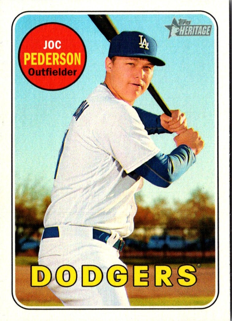 2018 Topps Heritage Joc Pederson