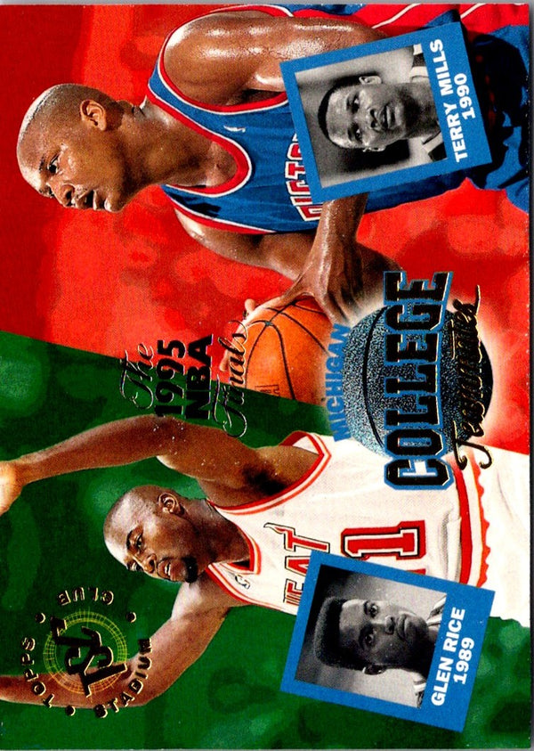 1994 Stadium Club Terry Mills/Glen Rice #111