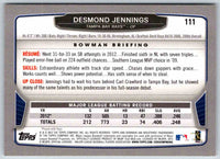 2013 Bowman Desmond Jennings #111