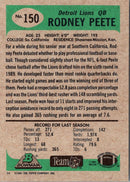 1991 Bowman Rodney Peete