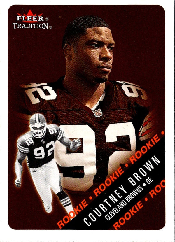 2000 Fleer Tradition Courtney Brown #311 Rookie