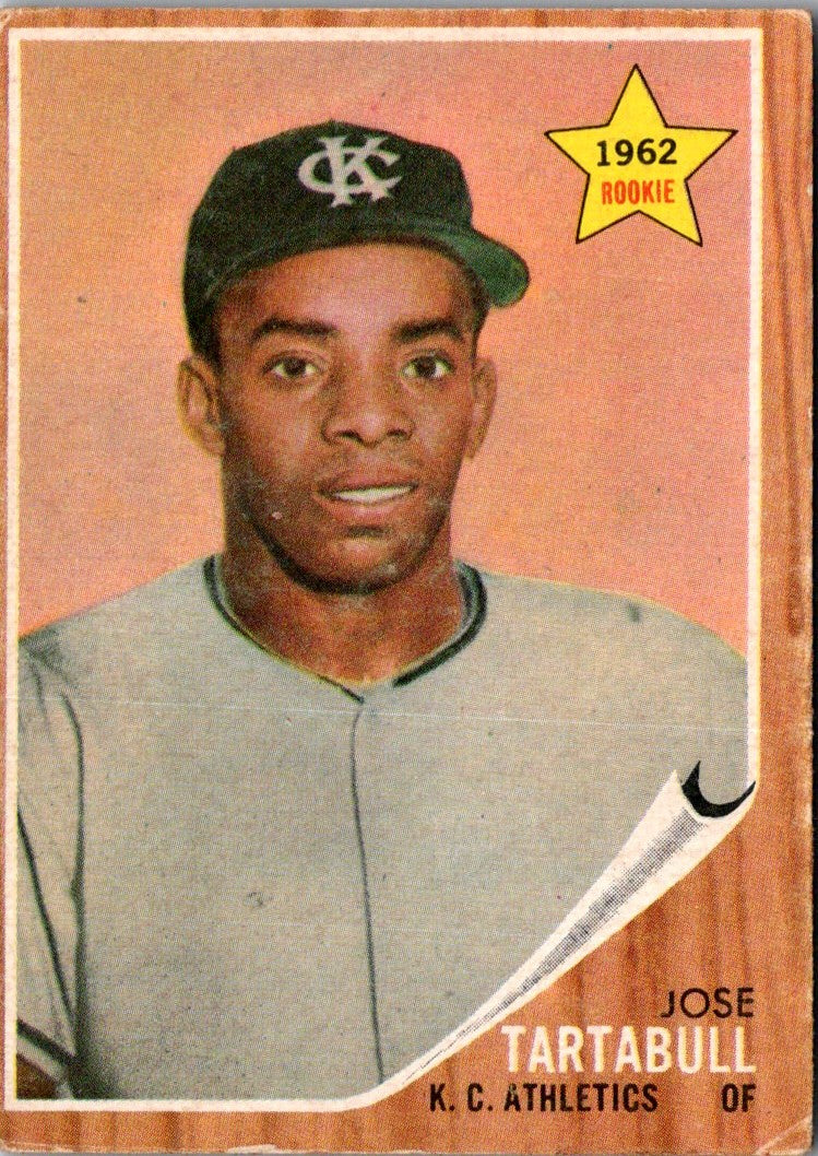 1962 Topps Jose Tartabull