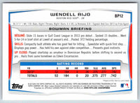 2014 Bowman Wendell Rijo #BP12
