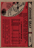 1980 Topps Johnnie Gray