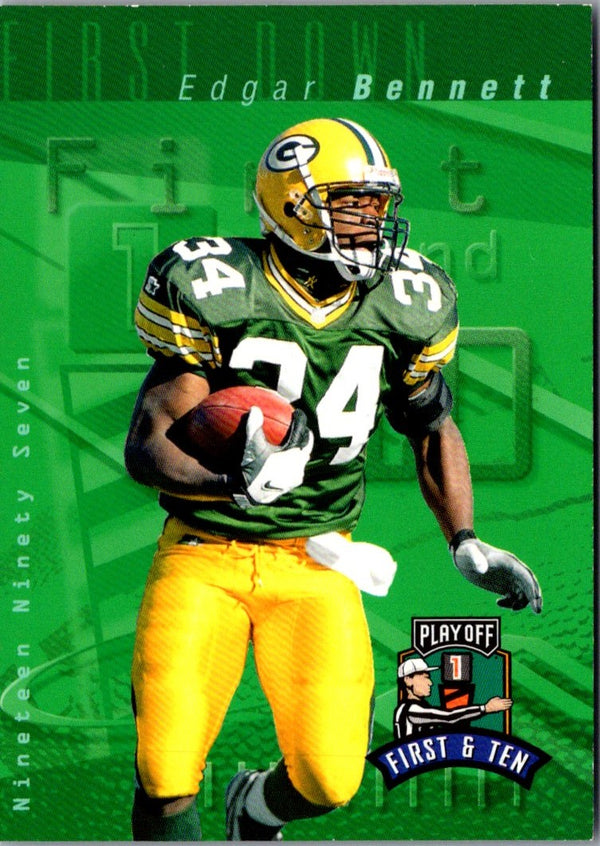 1997 Playoff First & Ten Edgar Bennett #34
