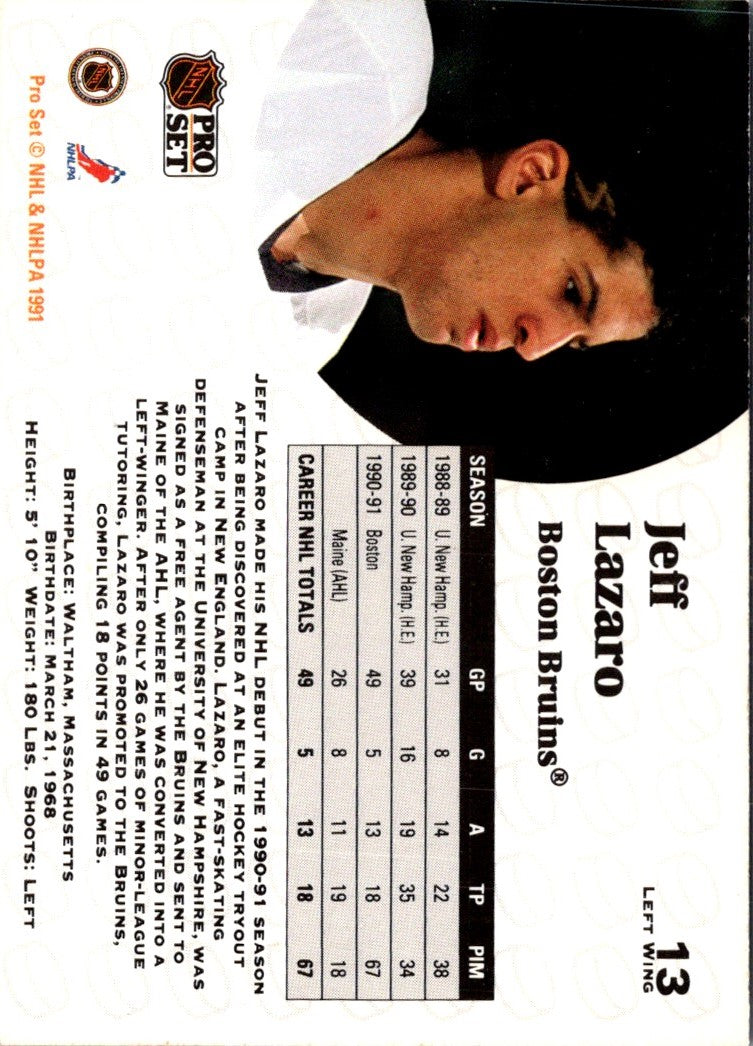 1991 Pro Set Jeff Lazaro