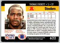 1992 Proset Thomas Everett #622