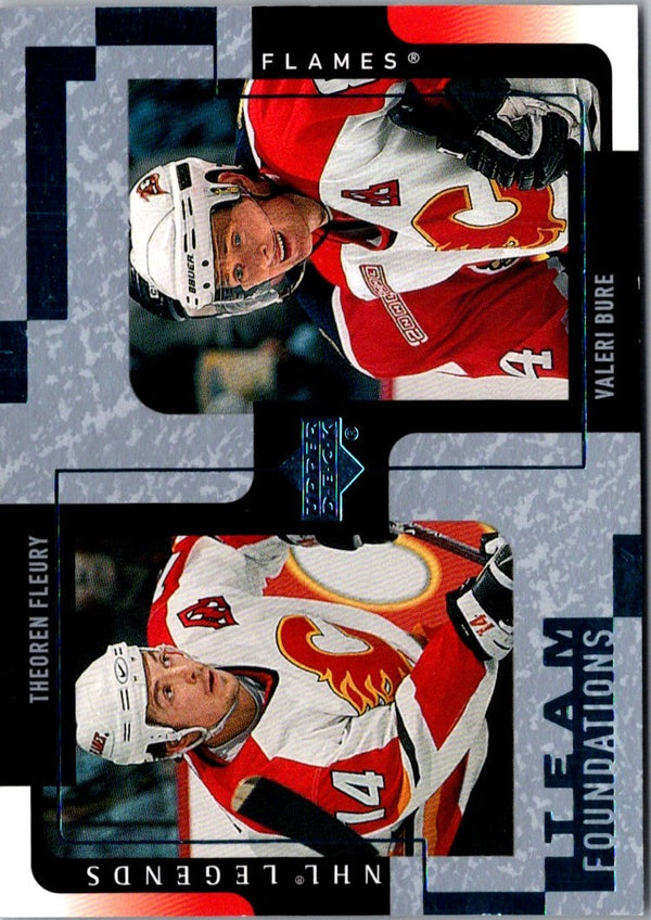 2000 Upper Deck Legends Theo Fleury/Valeri Bure #21