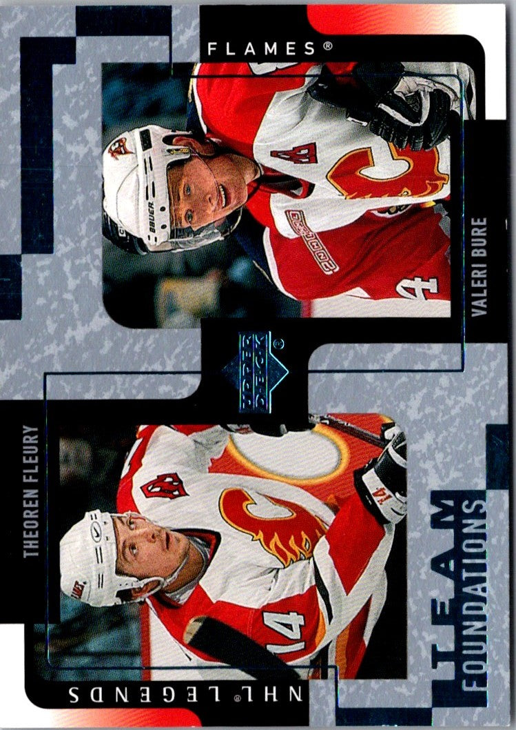 2000 Upper Deck Legends Theo Fleury/Valeri Bure