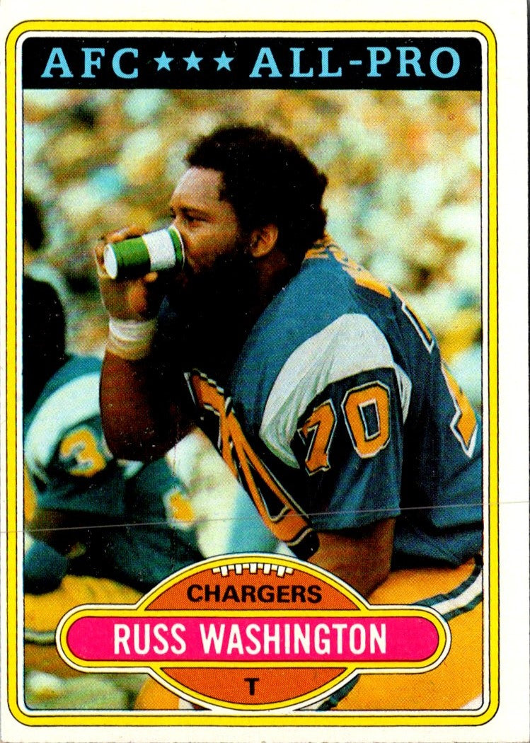 1980 Topps Russ Washington