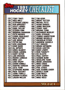 1991 Topps Checklist 2