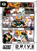 2017 Score Drive Team Jordy Nelson/Aaron Rodgers/Eddie Lacy