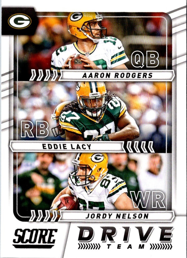 2017 Score Drive Team Jordy Nelson/Aaron Rodgers/Eddie Lacy #14