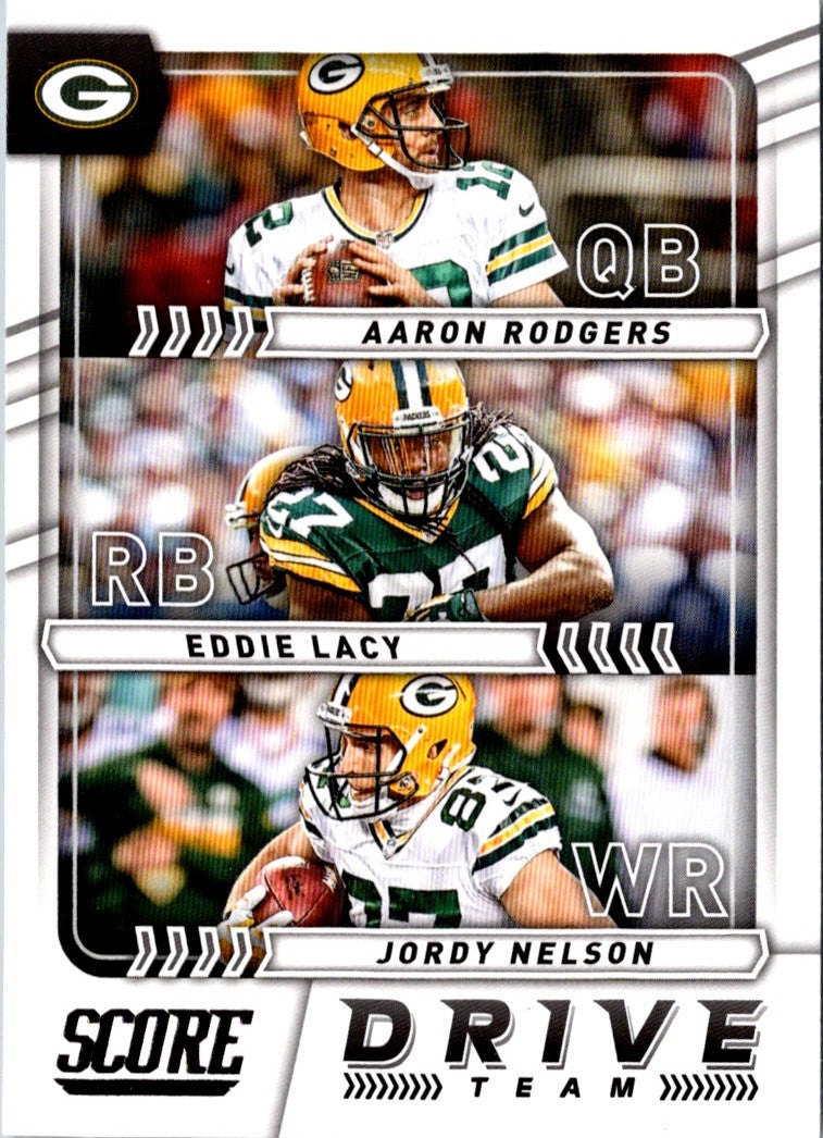 2017 Score Drive Team Jordy Nelson/Aaron Rodgers/Eddie Lacy
