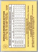 1985 Donruss Don Sutton