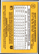 1986 Donruss Scott Sanderson