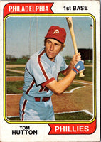 1974 Topps Tom Hutton #443