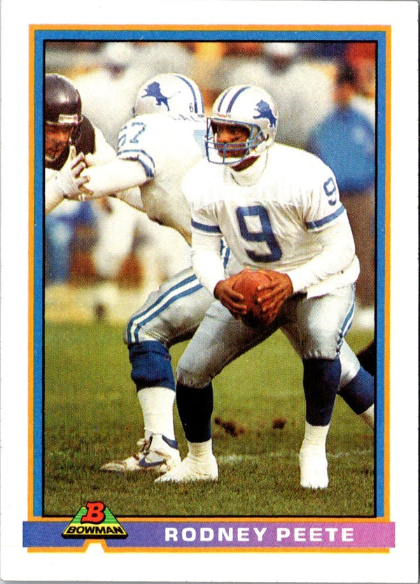 1991 Bowman Rodney Peete #150