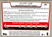 2012 Bowman Chrome Cliff Lee #201