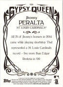 2015 Topps Gypsy Queen Jhonny Peralta