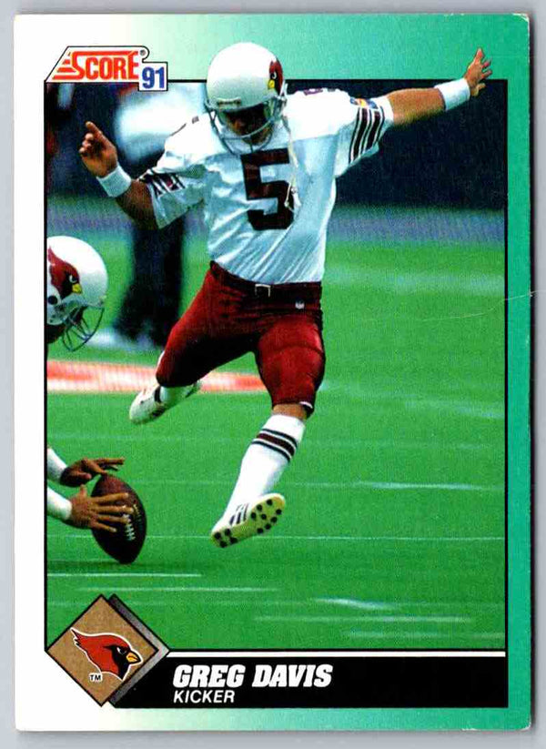 1991 Score Greg Davis #16T