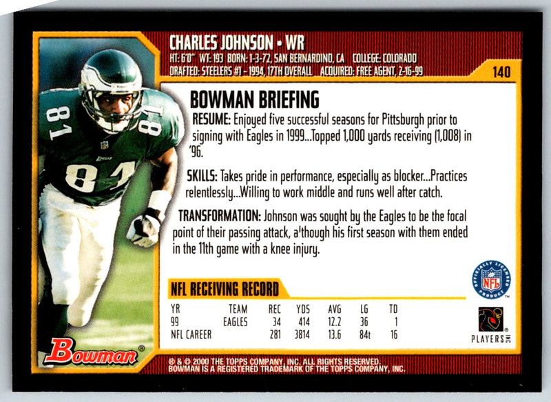 2000 Bowman Charles Johnson