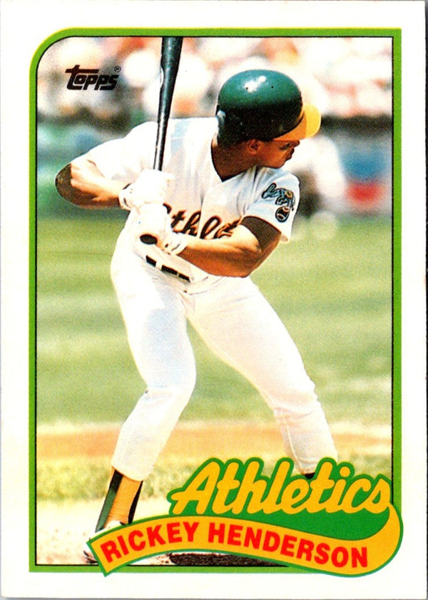 1990 Topps Rickey Henderson #48