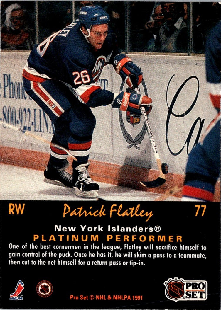 1991 Pro Set Platinum Patrick Flatley