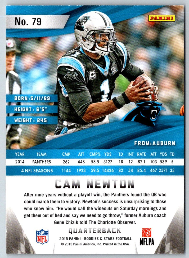 2015 Panini Rookies & Stars Cam Newton