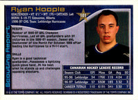 1997 Bowman CHL Ryan Hoople #101