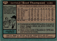 1980 Topps Scot Thompson #574