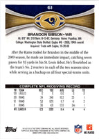 2012 Topps Brandon Gibson #61