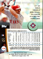1999 Stadium Club Juan Gonzalez #135