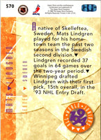 1993 Upper Deck Mats Lindgren #570 Rookie
