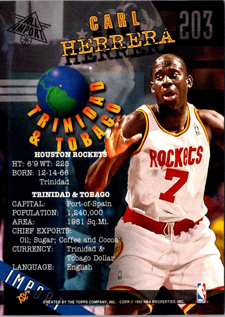 1994 Stadium Club Super Teams NBA Finals Carl Herrera