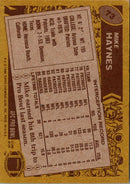 1986 Topps Mike Haynes