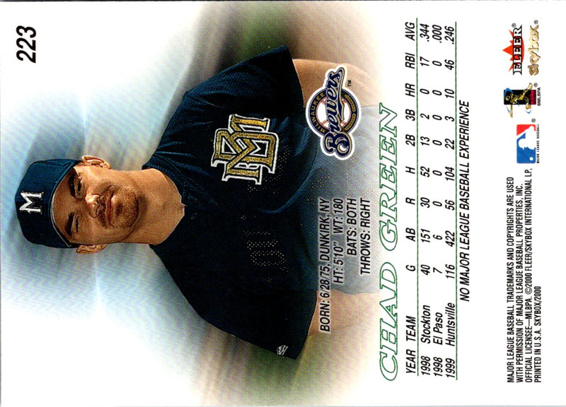 2000 Fleer Impact Tattoos Milwaukee Brewers