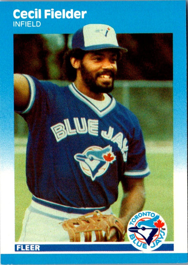 1987 Fleer Update Glossy Cecil Fielder #U-31