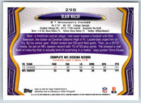 2013 Topps Blair Walsh #298