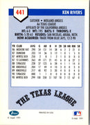 1991 Line Drive AA Ken Rivers