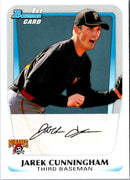 2011 Bowman Prospects Jarek Cunningham