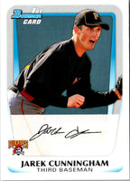 2011 Bowman Prospects Jarek Cunningham #BP60