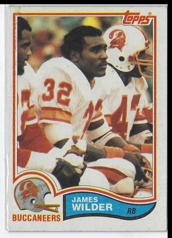 1982 Topps James Wilder #507 Rookie