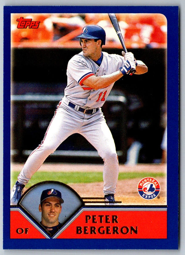 2003 Topps Peter Bergeron #618